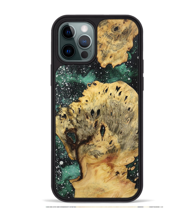 iPhone 12 Pro Max Wood+Resin Phone Case - Kobe (Cosmos, 719240)