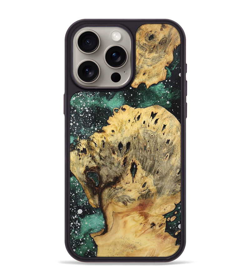 iPhone 15 Pro Max Wood+Resin Phone Case - Monica (Cosmos, 719241)