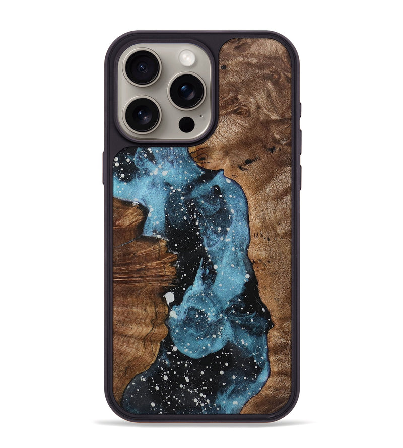 iPhone 15 Pro Max Wood+Resin Phone Case - Axel (Cosmos, 719242)