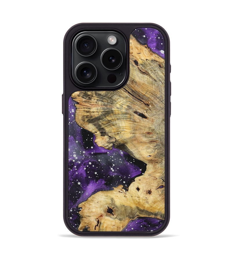 iPhone 15 Pro Wood+Resin Phone Case - Jaelyn (Cosmos, 719243)