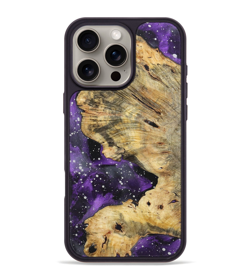 iPhone 16 Pro Max Wood+Resin Phone Case - Jaelyn (Cosmos, 719243)