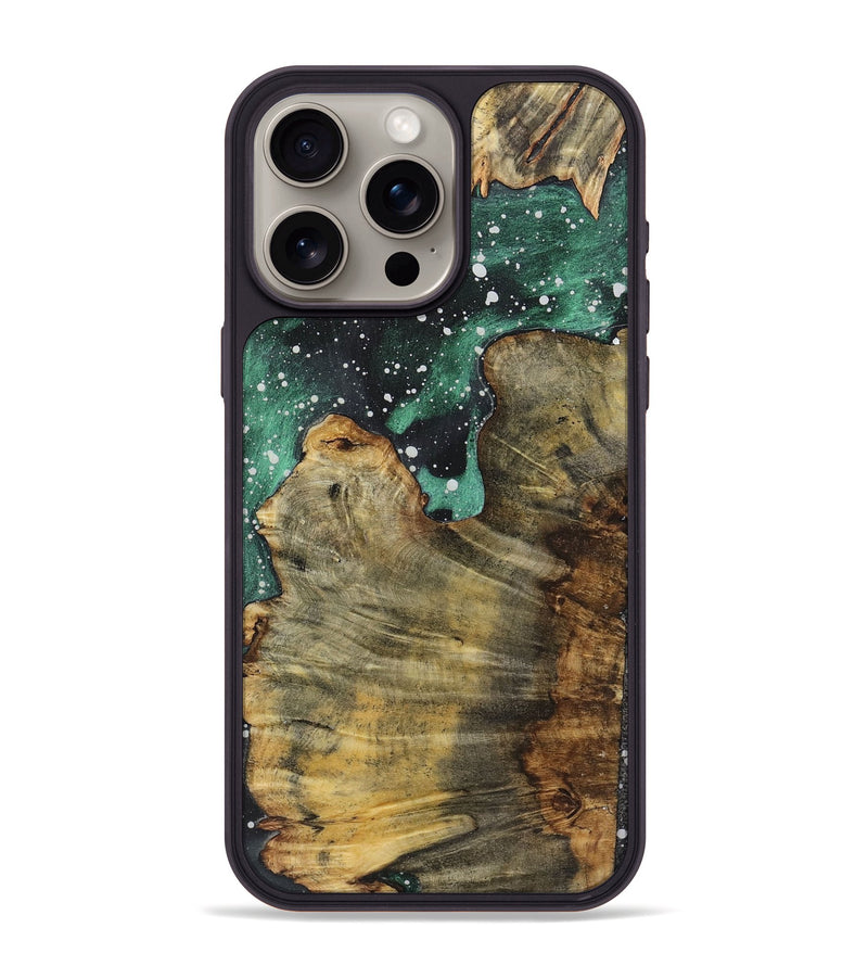 iPhone 15 Pro Max Wood+Resin Phone Case - Clay (Cosmos, 719248)