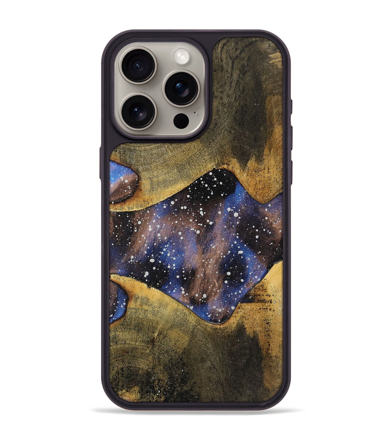 iPhone 15 Pro Max Wood+Resin Phone Case - Nash (Cosmos, 719251)