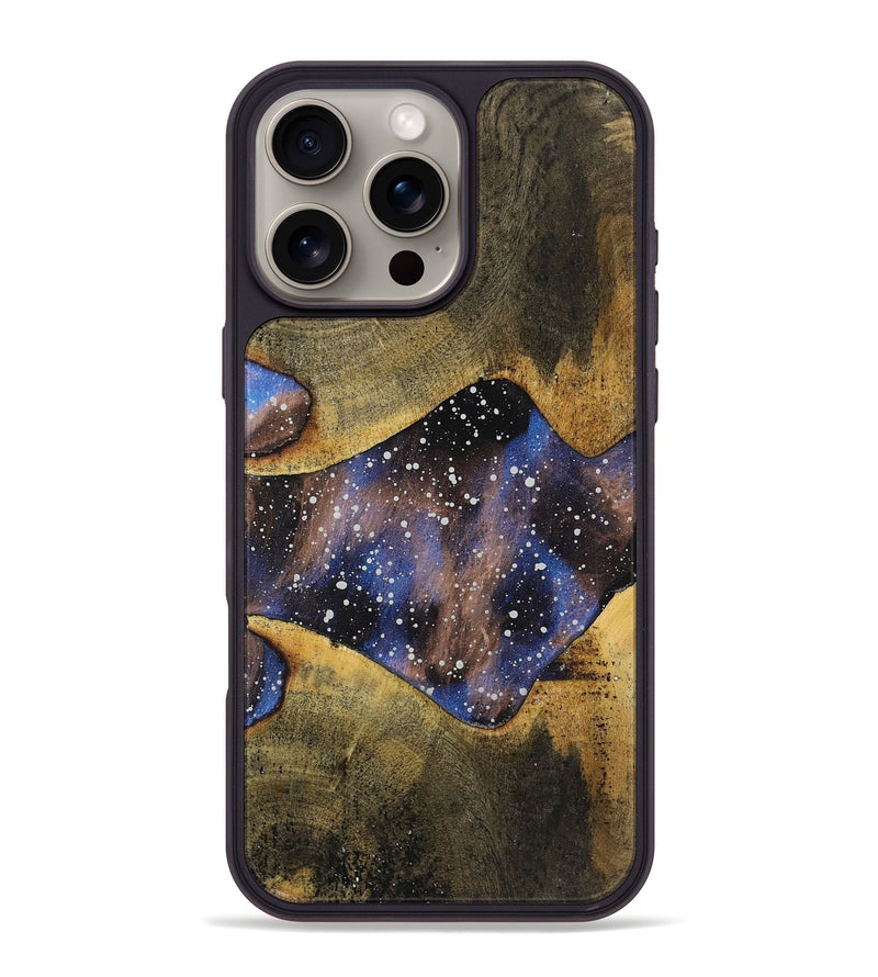 iPhone 16 Pro Max Wood+Resin Phone Case - Nash (Cosmos, 719251)