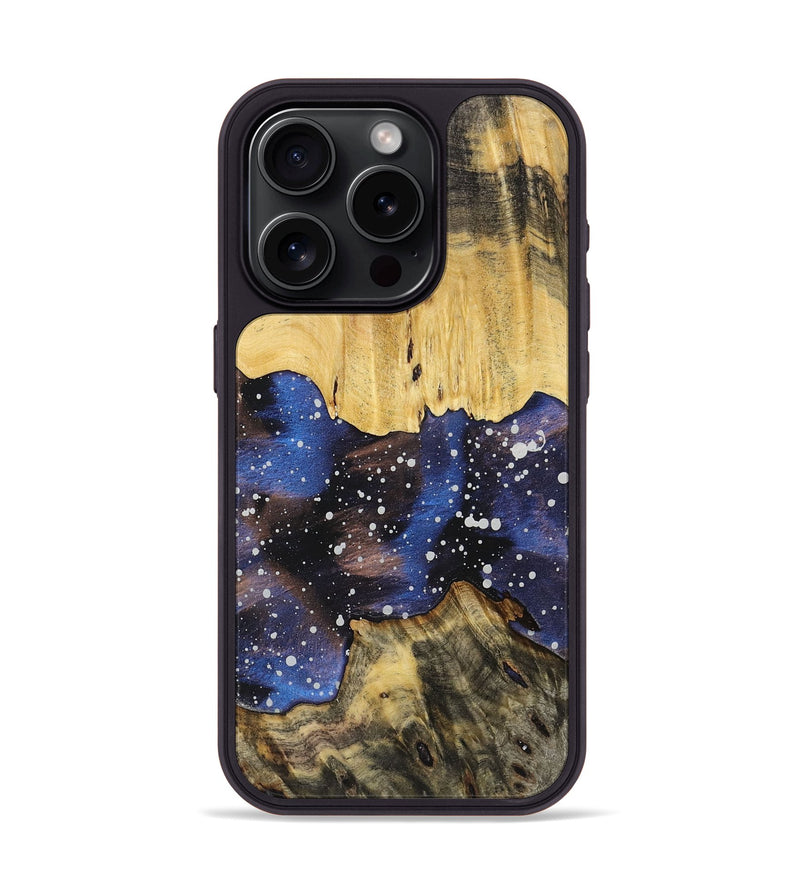 iPhone 15 Pro Wood+Resin Phone Case - Landon (Cosmos, 719253)