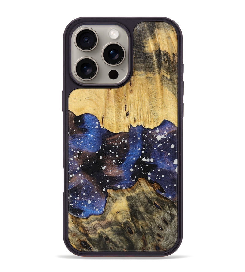 iPhone 16 Pro Max Wood+Resin Phone Case - Landon (Cosmos, 719253)