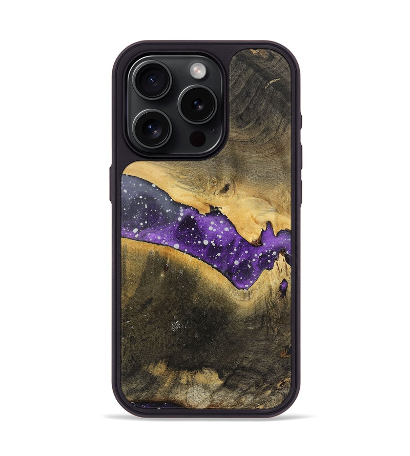 iPhone 15 Pro Wood+Resin Phone Case - George (Cosmos, 719256)