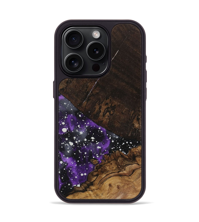 iPhone 15 Pro Wood+Resin Phone Case - Abby (Cosmos, 719260)