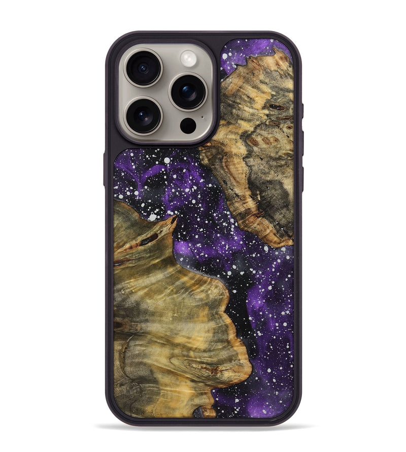 iPhone 15 Pro Max Wood+Resin Phone Case - Antonio (Cosmos, 719261)