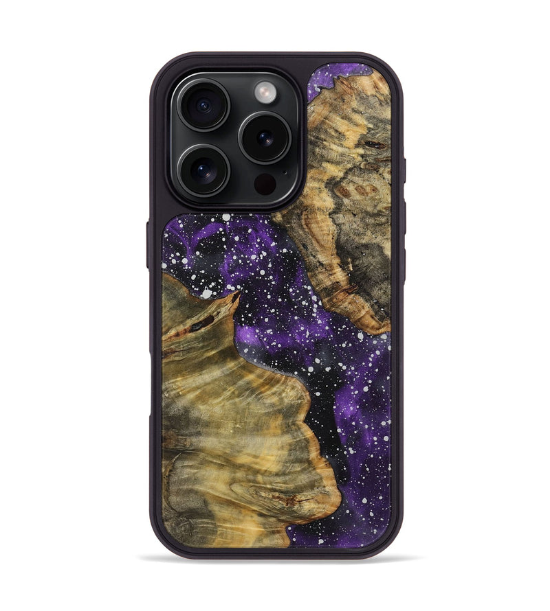 iPhone 16 Pro Wood+Resin Phone Case - Antonio (Cosmos, 719261)