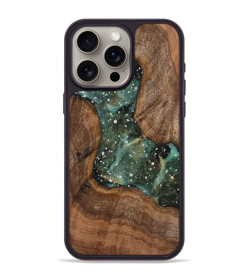 iPhone 15 Pro Max Wood+Resin Phone Case - Geneva (Cosmos, 719263)