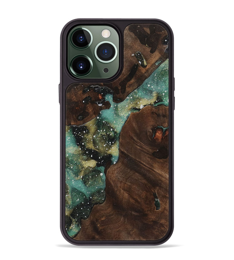 iPhone 13 Pro Max Wood+Resin Phone Case - Sheila (Cosmos, 719264)