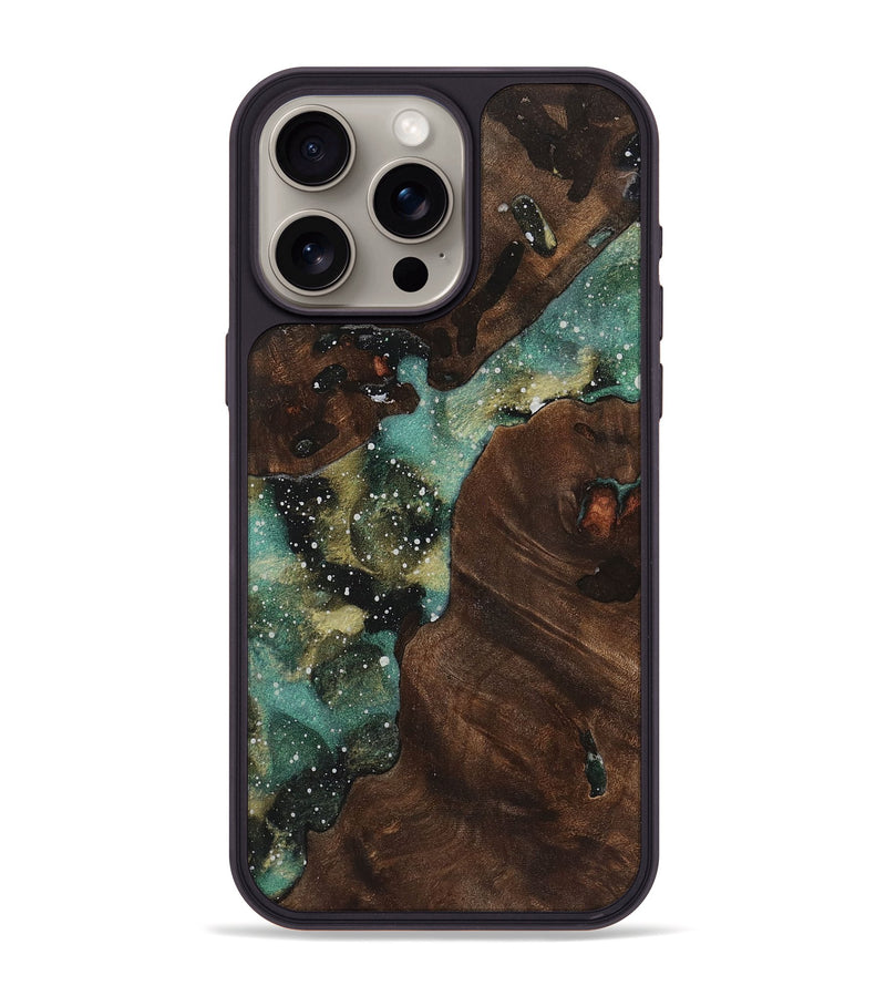 iPhone 15 Pro Max Wood+Resin Phone Case - Sheila (Cosmos, 719264)