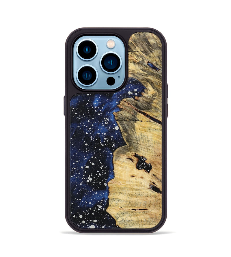 iPhone 14 Pro Wood+Resin Phone Case - Inez (Cosmos, 719266)