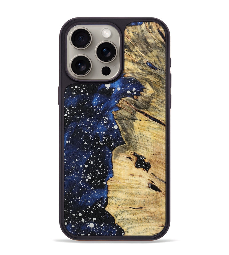 iPhone 15 Pro Max Wood+Resin Phone Case - Inez (Cosmos, 719266)