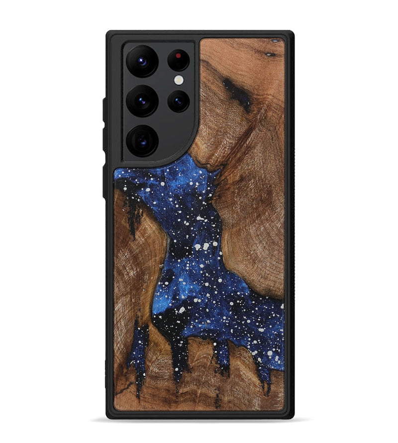 Galaxy S22 Ultra Wood+Resin Phone Case - Audrina (Cosmos, 719267)