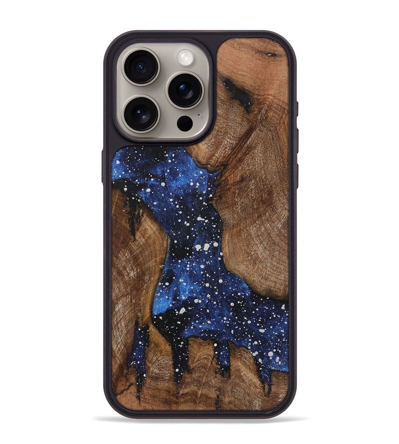 iPhone 15 Pro Max Wood+Resin Phone Case - Audrina (Cosmos, 719267)