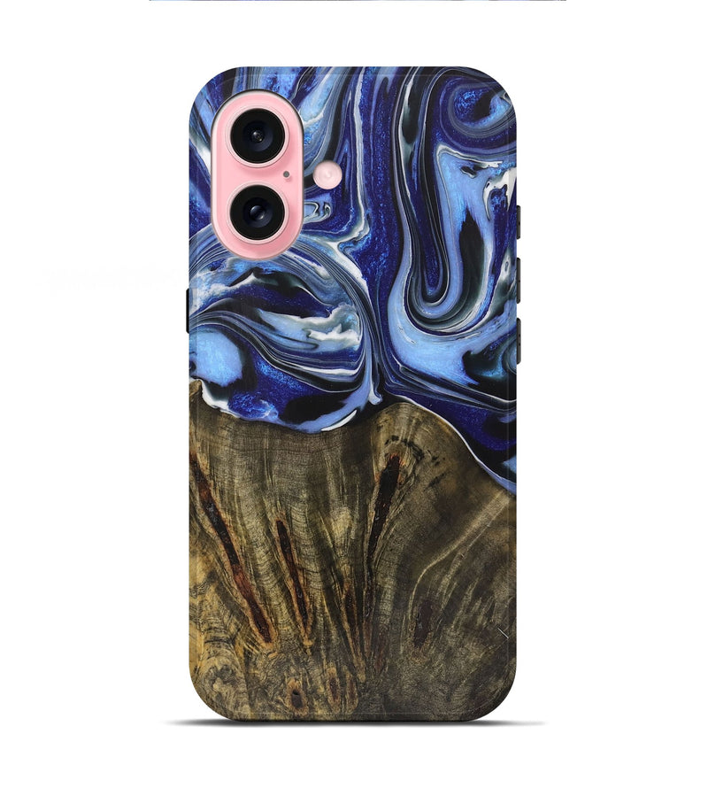 iPhone 16  Live Edge Phone Case - Ken (Blue, 719287)