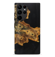 Galaxy S22 Ultra Wood+Resin Live Edge Phone Case - London (Pure Black, 719295)