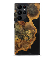 Galaxy S22 Ultra Wood+Resin Live Edge Phone Case - Prince (Pure Black, 719309)