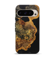 Pixel 9 Wood+Resin Live Edge Phone Case - Prince (Pure Black, 719309)