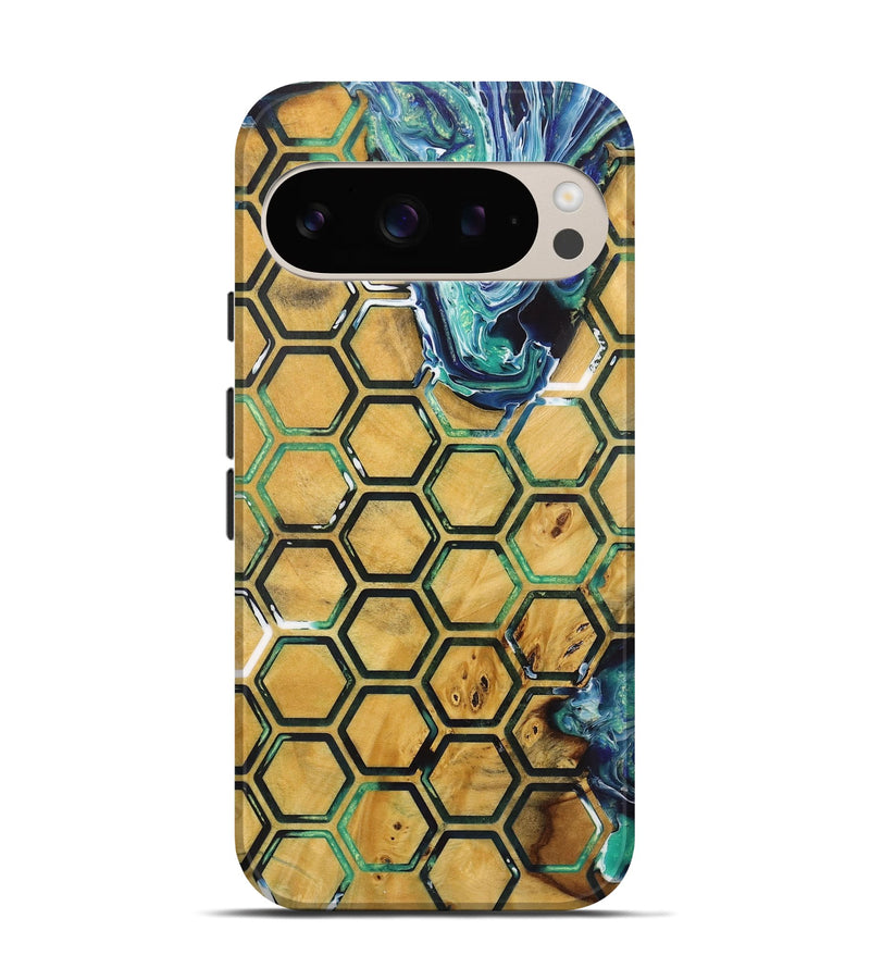 Pixel 9 Wood+Resin Live Edge Phone Case - Margot (Pattern, 719312)