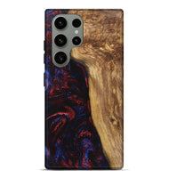 Galaxy S23 Ultra Wood+Resin Live Edge Phone Case - Raul (Red, 719317)