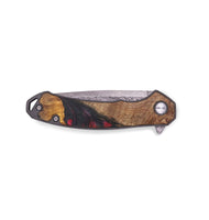 EDC Wood+Resin Pocket Knife - Tia (Red, 719354)