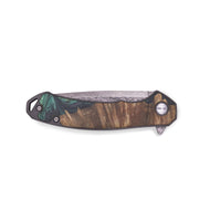 EDC Wood+Resin Pocket Knife - Maci (Green, 719372)