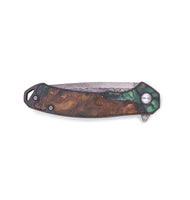 EDC Wood+Resin Pocket Knife - Hunter (Green, 719374)