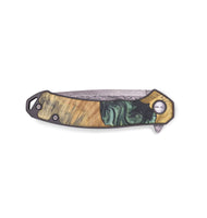 EDC Wood+Resin Pocket Knife - Terrance (Green, 719375)