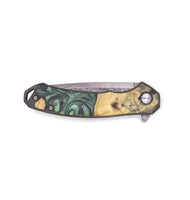 EDC Wood+Resin Pocket Knife - Gloria (Green, 719376)