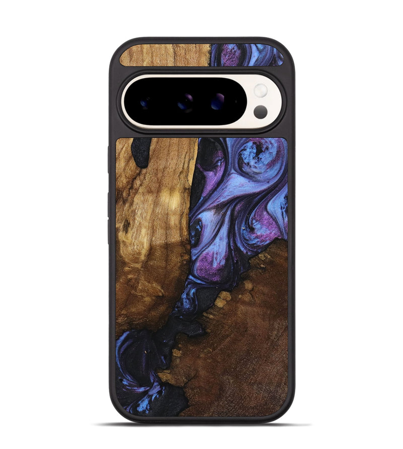 Pixel 9 Pro Wood+Resin Phone Case - Jeremiah (Purple, 719498)