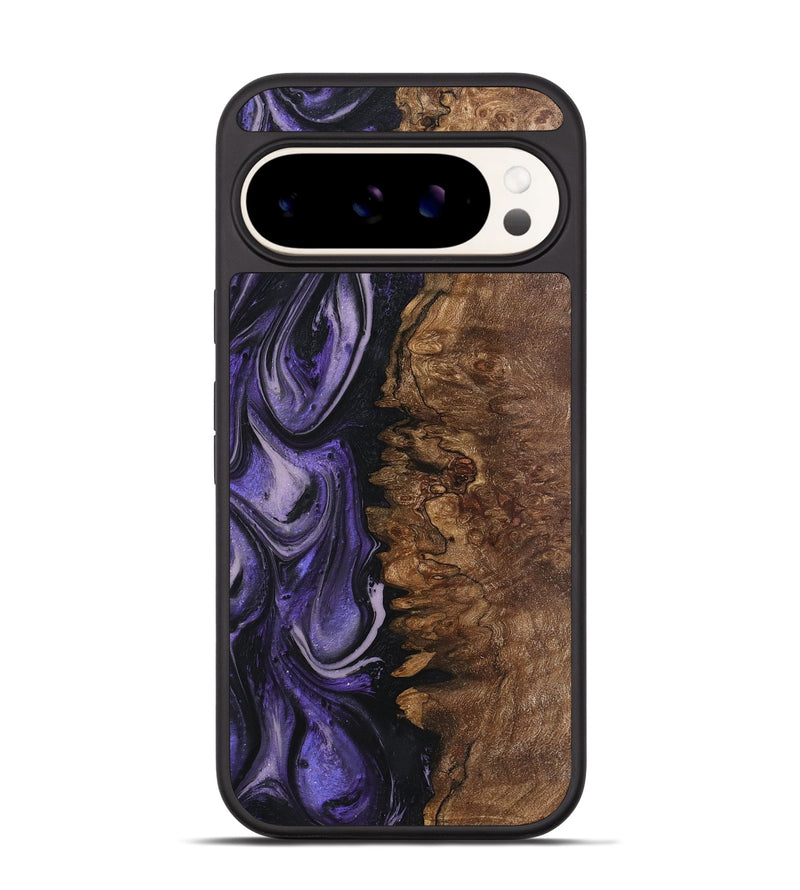 Pixel 9 Pro Wood+Resin Phone Case - Patrick (Purple, 719501)