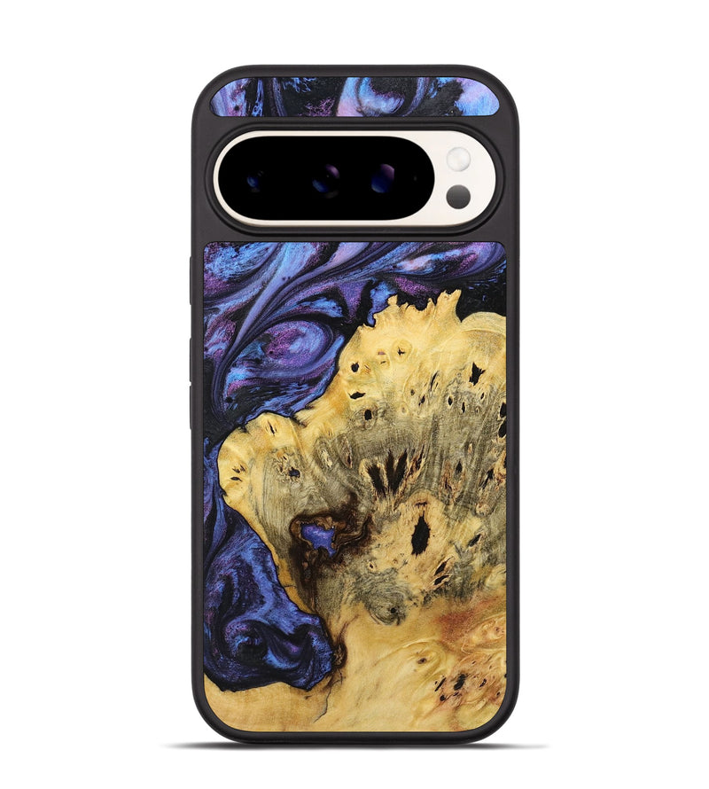 Pixel 9 Pro Wood+Resin Phone Case - Liliana (Purple, 719510)