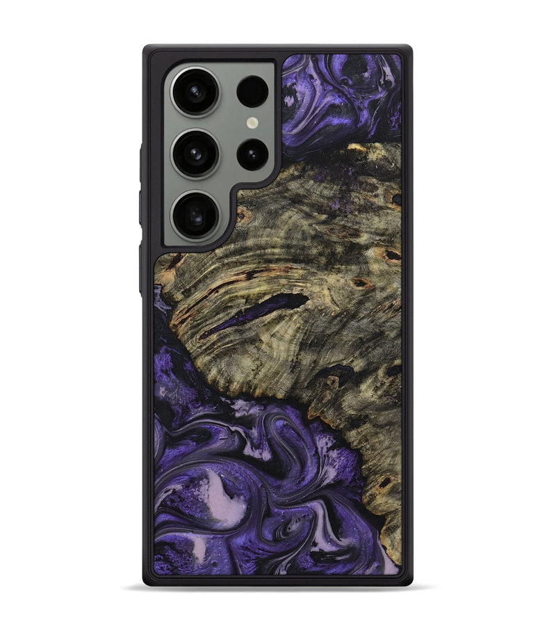 Galaxy S24 Ultra Wood+Resin Phone Case - Bria (Purple, 719513)