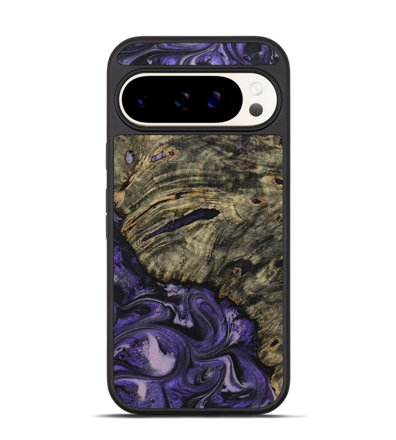 Pixel 9 Pro Wood+Resin Phone Case - Bria (Purple, 719513)