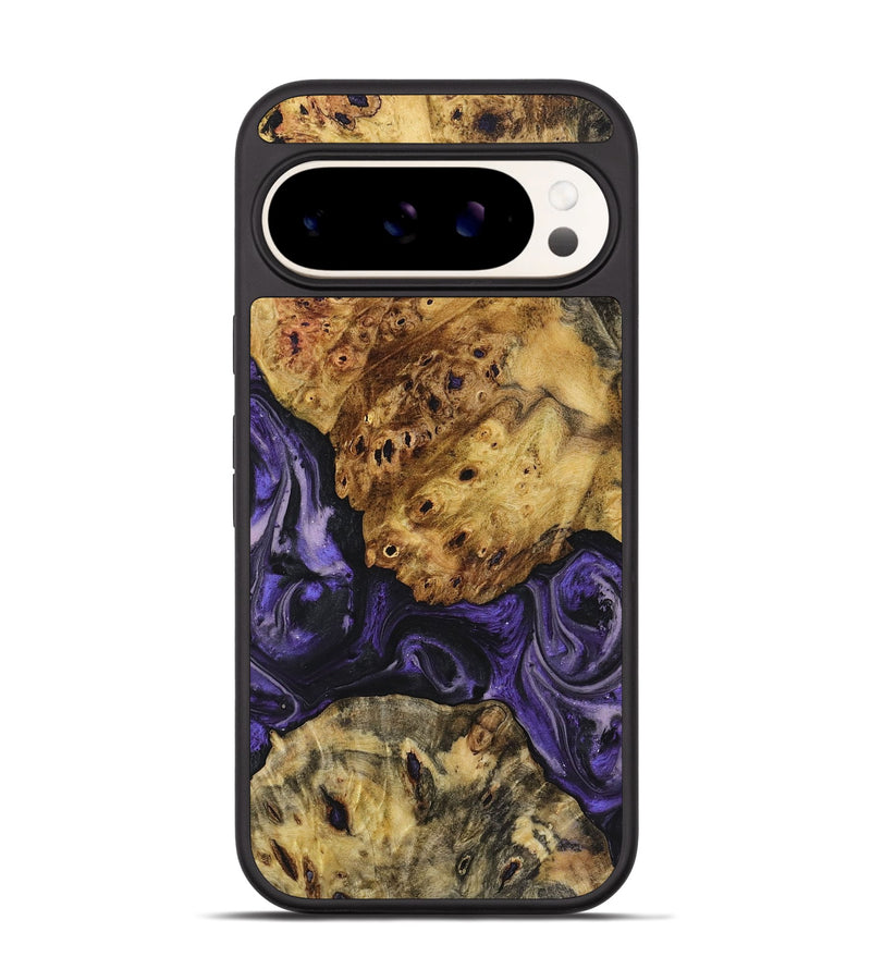 Pixel 9 Pro Wood+Resin Phone Case - Ember (Purple, 719519)