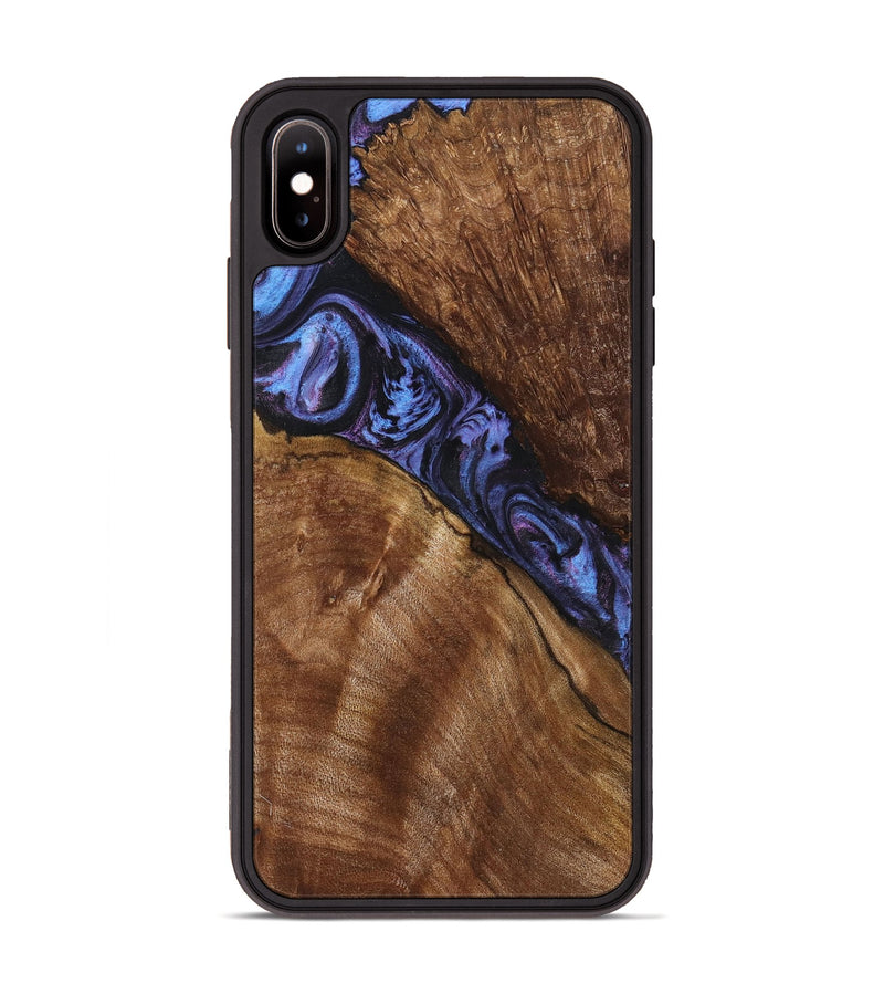 iPhone Xs Max Wood+Resin Phone Case - Stanley (Purple, 719521)