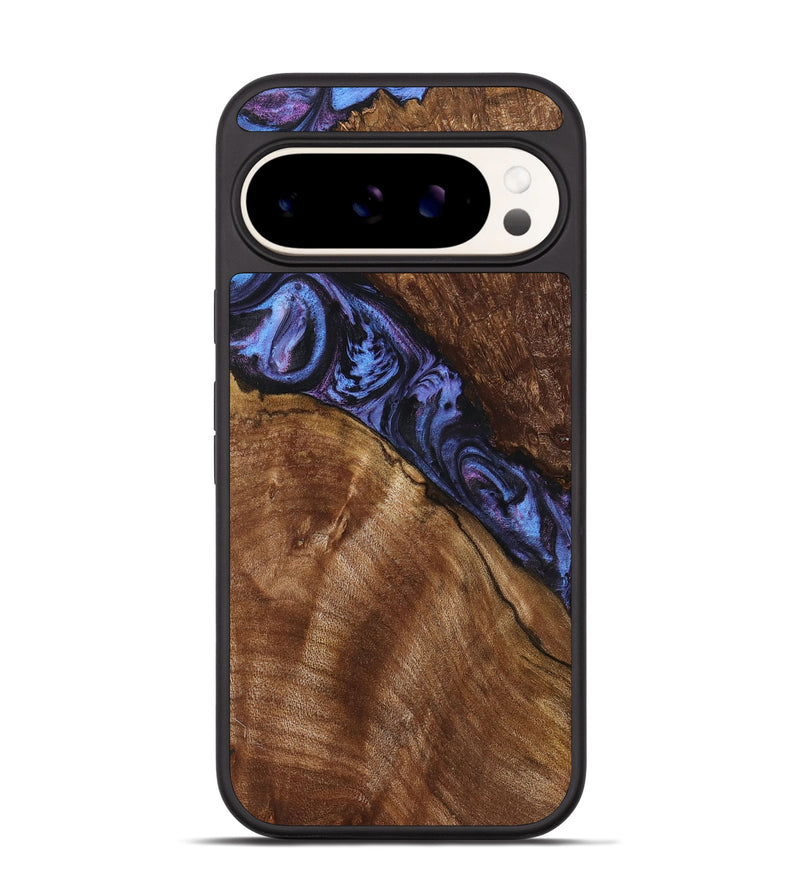 Pixel 9 Wood+Resin Phone Case - Stanley (Purple, 719521)