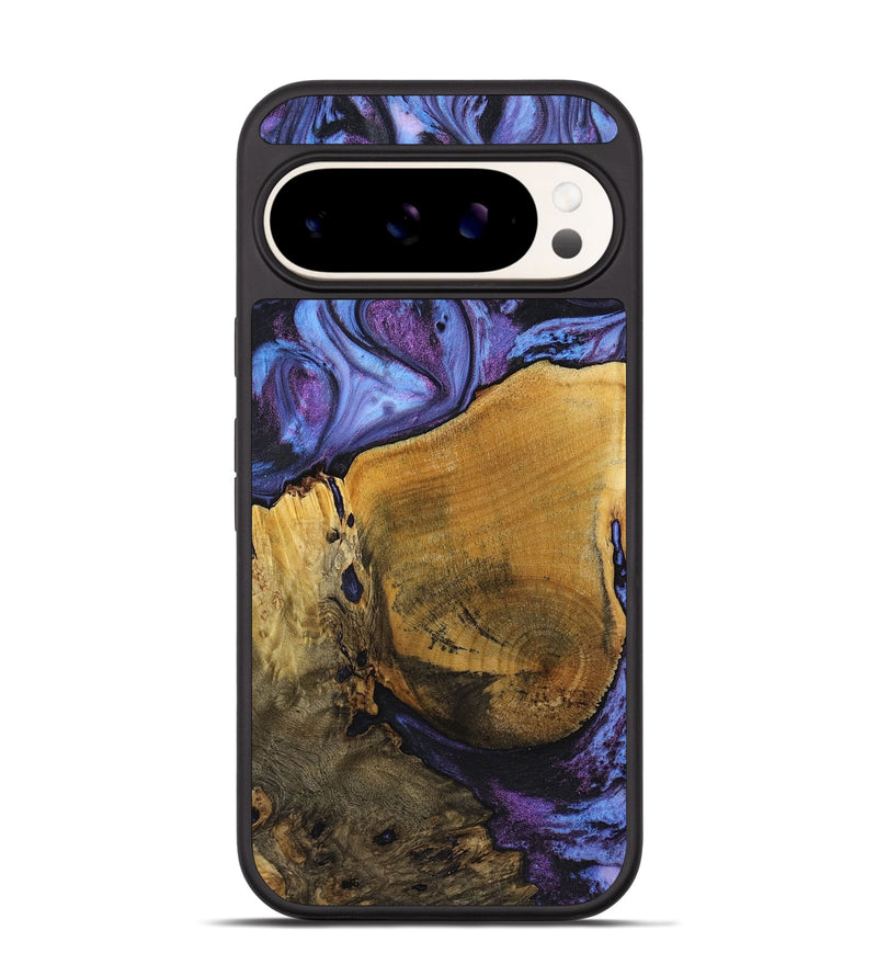 Pixel 9 Wood+Resin Phone Case - Christie (Purple, 719526)