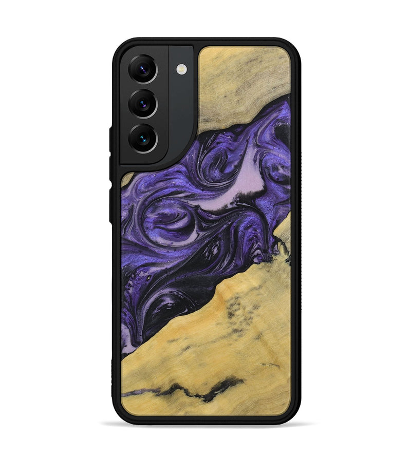 Galaxy S22 Plus Wood+Resin Phone Case - Jaime (Purple, 719537)