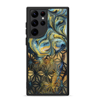 Galaxy S22 Ultra Wood+Resin Phone Case - Wayne (Pattern, 719540)