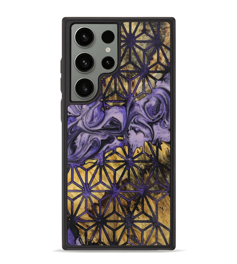 Galaxy S23 Ultra Wood+Resin Phone Case - Roy (Pattern, 719541)