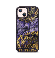 iPhone 14 Wood+Resin Phone Case - Roy (Pattern, 719541)