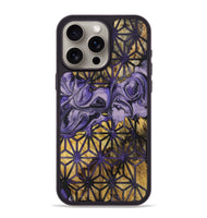 iPhone 15 Pro Max Wood+Resin Phone Case - Roy (Pattern, 719541)