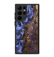 Galaxy S22 Ultra Wood+Resin Phone Case - Candace (Pattern, 719542)