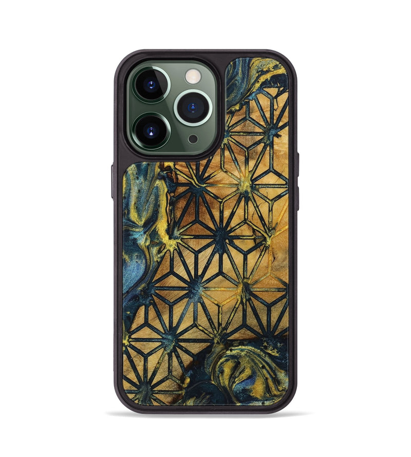 iPhone 13 Pro Wood+Resin Phone Case - Grover (Pattern, 719543)