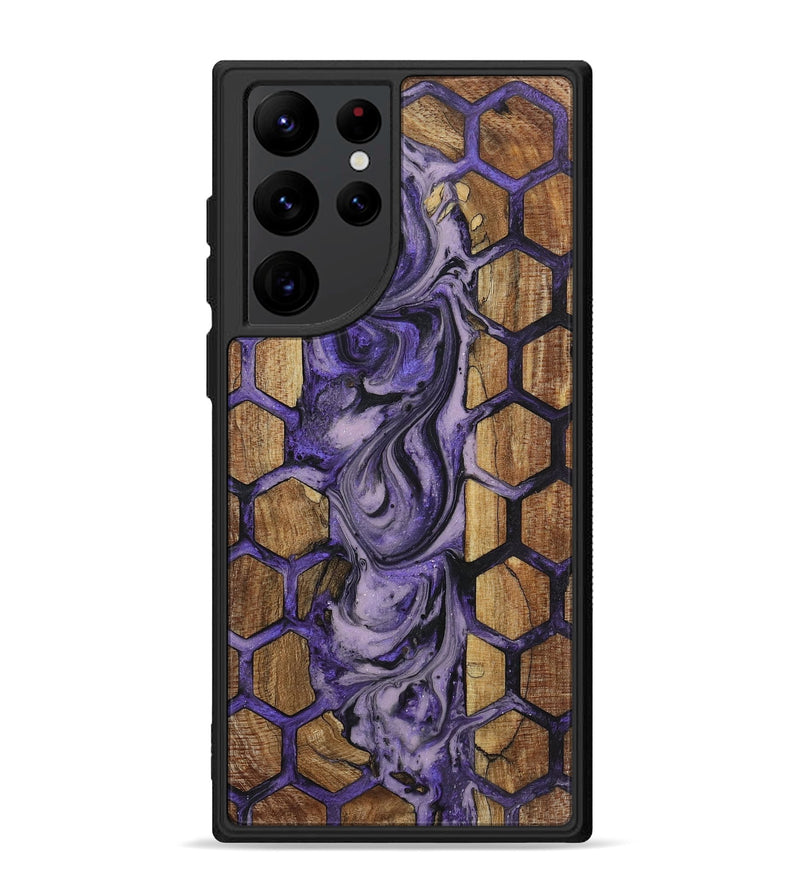 Galaxy S22 Ultra Wood+Resin Phone Case - Cadence (Pattern, 719544)