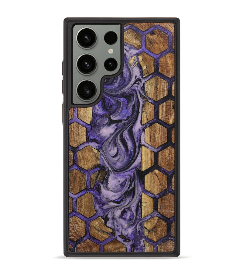 Galaxy S23 Ultra Wood+Resin Phone Case - Cadence (Pattern, 719544)